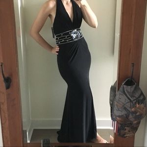 Elegant Black Evening Gown